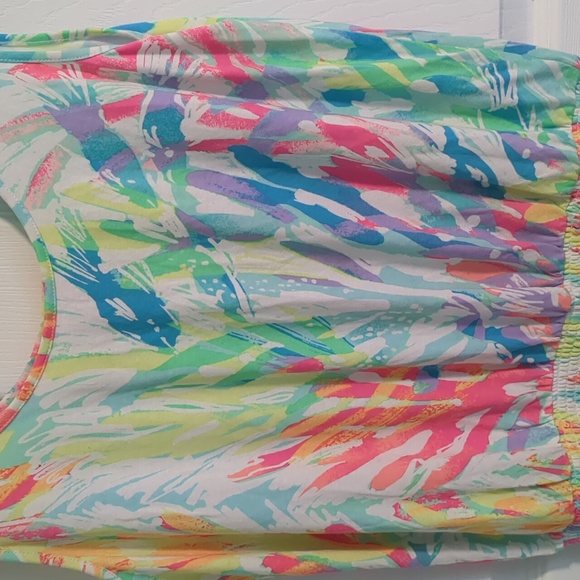 Lilly Pulitzer Neon Multi-Color Print Romper | Size Small - Picture 4 of 7